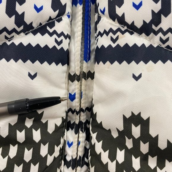 Nike 6.0 Fair Isle Nordic Print Puffer Ski Vest Women's Medium - Picture 9 of 13